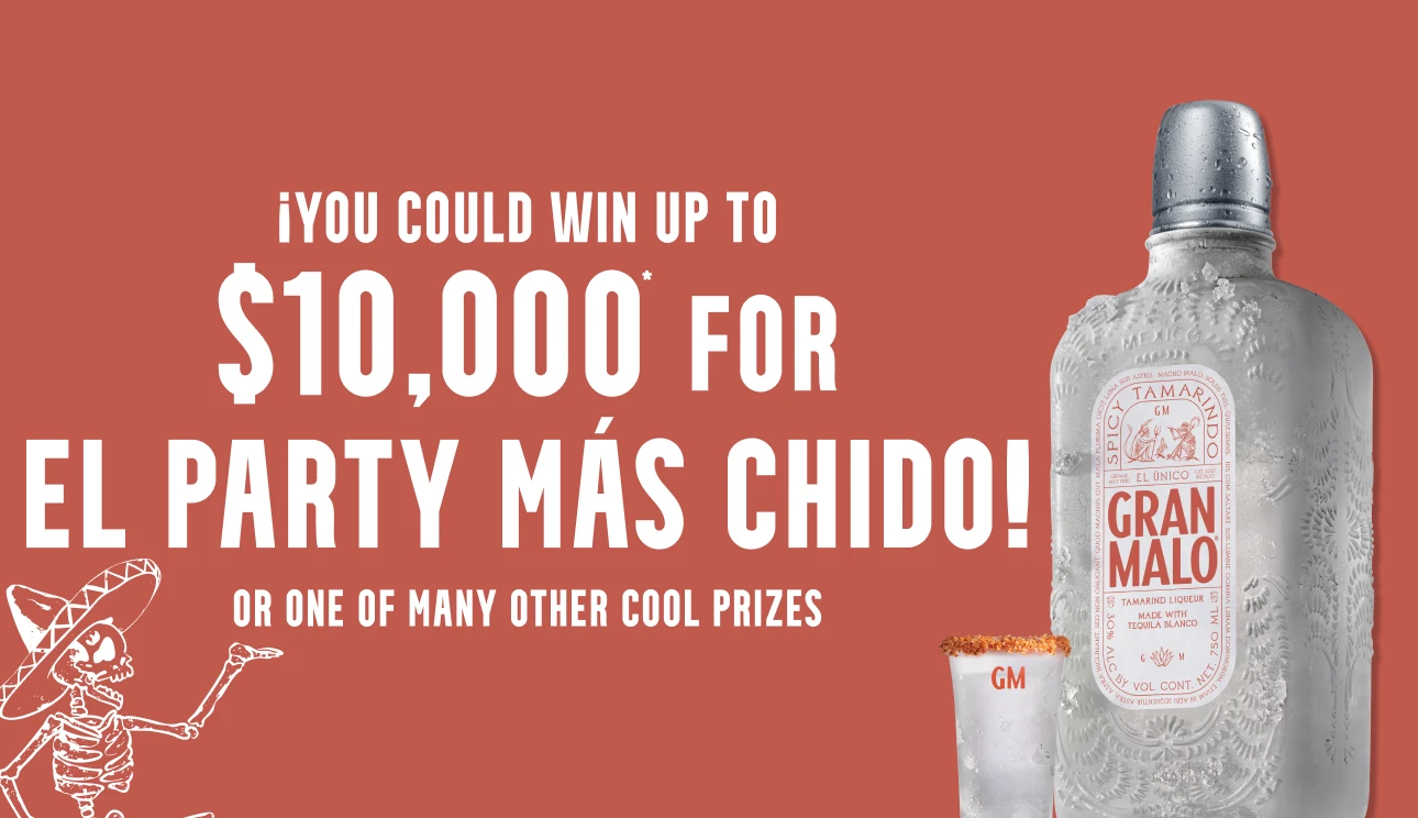 You could win up to $10,000 for el mas chido party! Or one of many other cool prizes.